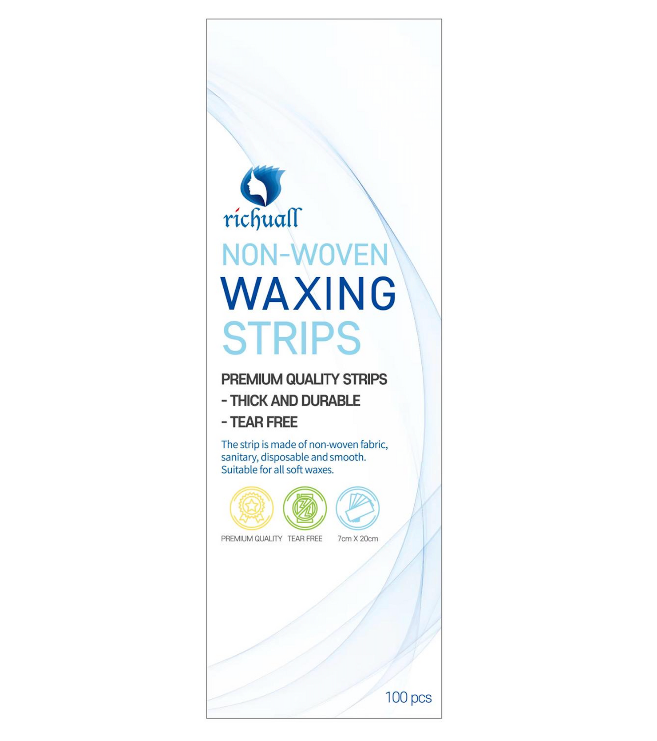 Professional Non-Woven Pre-Cut Waxing Strips | 100 Strips